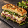 Trøffelsalami med brie og aioli