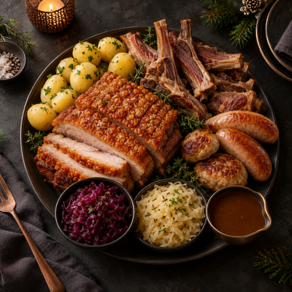 Klassisk norsk julemeny Klassisk norsk julemeny