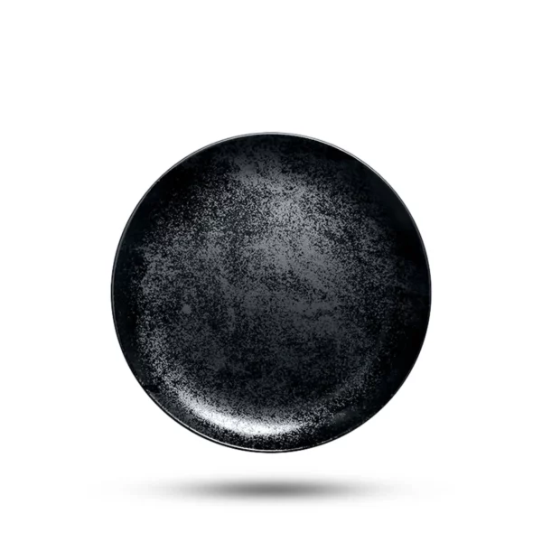 Leie hovedrettstallerken sort KARBON – 29 cm Leie 3-retters kuvert med kaffe, avec og velkomst – sort KARBON