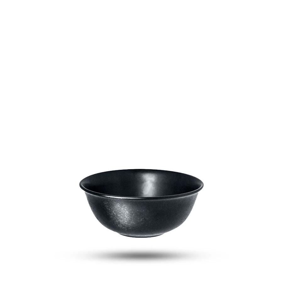 Leie forretts- og dessertskål sort KARBON – 58 cl