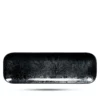 Leie cocktail- og serveringstallerken sort KARBON – 33 × 11 cm