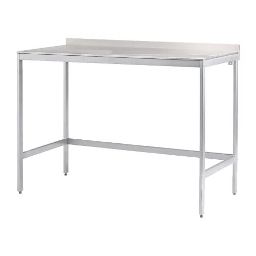 Leie arbeidsbenk i stål – 126 × 64 cm