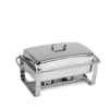 Leie chafing dish med 2 stk. brennpasta og gastronomfat