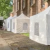 Leie quick-up-telt hvitt – 3 × 3 m
